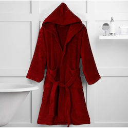 Colori Μπουρνούζι με Κουκούλα Μπορντώ (burgundy) 500gr/m²