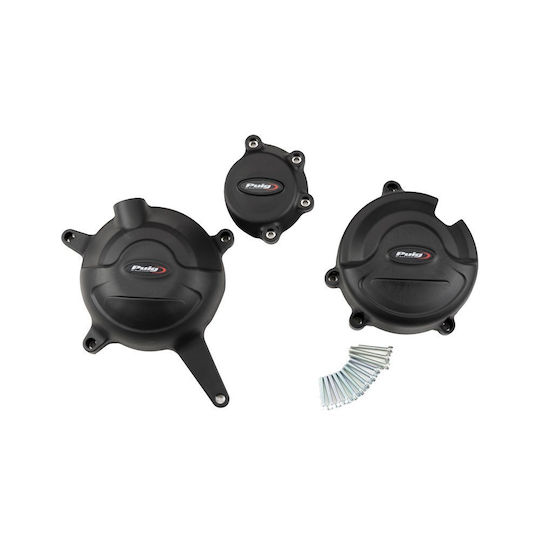 Motorcycle Protective Gear Black Engine Cover Track Honda Cb500 Hornet Nx500 '24-'25 Cb500f X '22-'24 21648n Puig