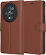 Buchen Sie Leder Braun (Honor Magic5 Pro)