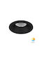 Braytron Recessed Spot Black 1pcs