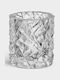 Orrefors Carat Candle Holder Crystal in Transparent Color 8x7.5cm 1pcs