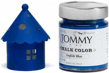 Tommy Art Chalk Varnish Paint 140ml English Blue