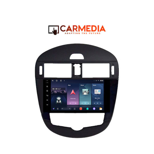 Carmedia Car Audio System for Nissan Pulsar 2014 (Bluetooth/USB/WiFi/GPS/Apple-Carplay/Android-Auto) with Touch Screen 9"