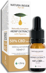 Natura Inside Hanföl mit 50% CBD & 2% CBG 10ml