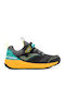 Tundra Παιδικά Sneakers με Σκρατς Μαύρα