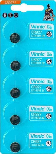 Vinnic Batterien Lithium für Uhren CR927 3V 5Stück