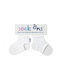 Dribble Ons Kindersocken White
