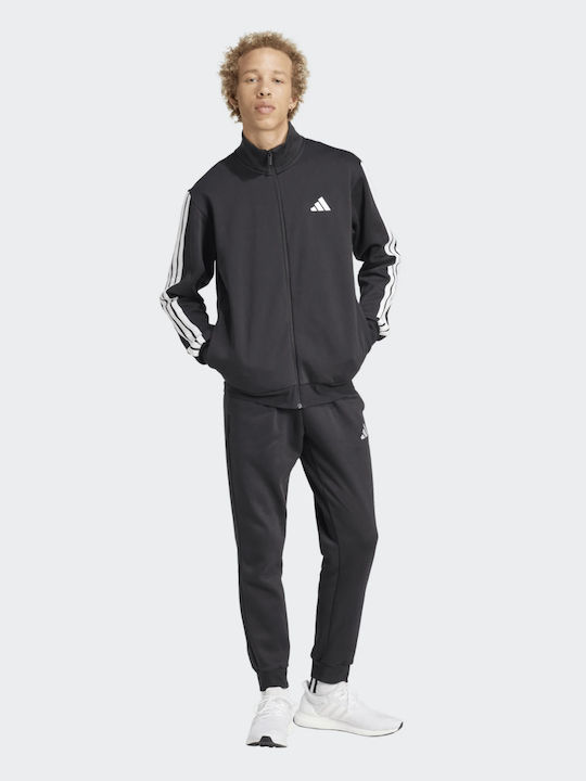 3-stripes Tracksuit with Elastic Black