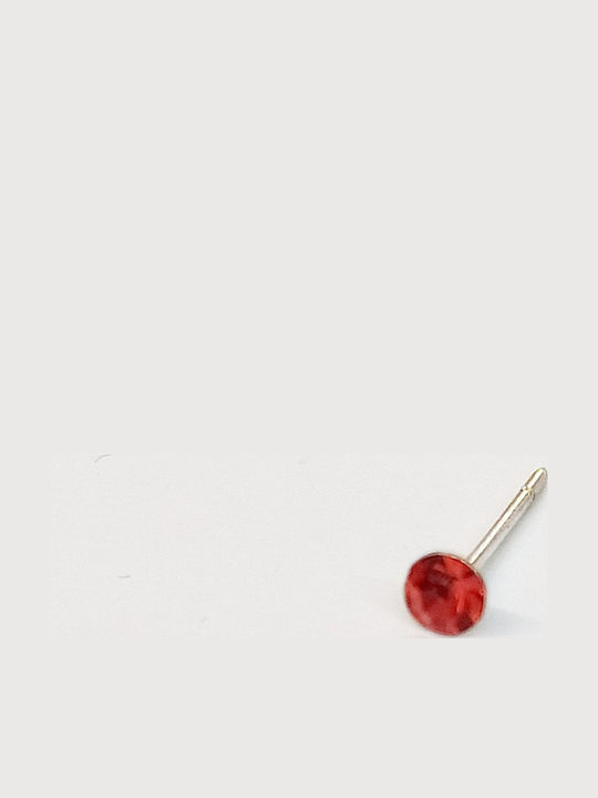Amalfi Accessories Nasenpiercing Aus Silber Rotes