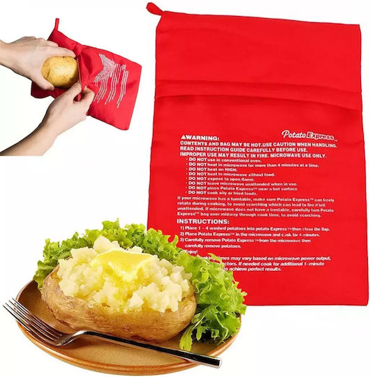 Θήκη Ψησίματος Πατάτας Microwave "potato Express" Ψητή Πατάτα 4 Λεπτά
