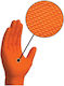 Jiangxi Pulin Medispo Diamond Nitrile Examination Gloves Powder Free Orange 50pcs