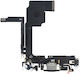 Flex Cable with Charging port in Black color for iPhone 15 Pro