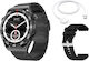 Aluminiu Smartwatch (Negru)
