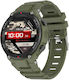 Aluminium Smartwatch με Παλμογράφο (Πράσινο)
