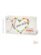 Confetti Crispo Κουφέτα Choco Heart σε Σχήμα Καρδιές με Γεύση Σοκολάτα Υγείας Λευκό 1000gr