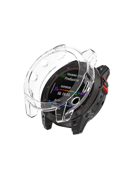 Silicone Case in Transparent color for Garmin Fenix 7X