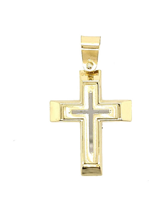Dio Jewellery Lab Men's Cross from Gold Plated Silver