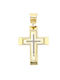 Dio Jewellery Lab Men's Cross from Gold Plated Silver