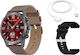 OneWatch Plus Aluminium με Παλμογράφο (Καφέ)
