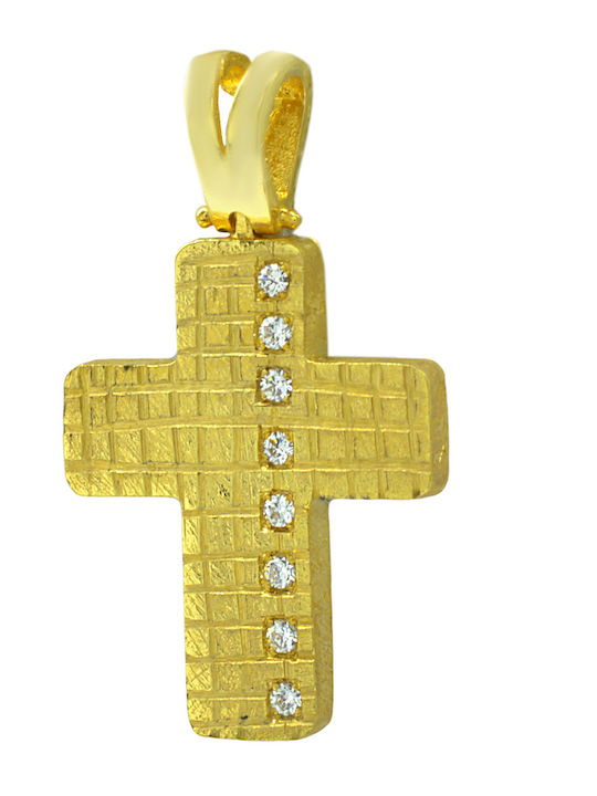 Daskalakis Women's Gold Cross 14K
