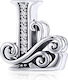 Silber Charm 925 Buchstabe L