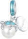 Сребърно Charm 925 Перлена Костенурка
