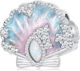 Silber Charm 925 Rosa Blau Muscheln