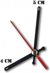 Metallische Schwarze Uhrenzeiger 4-5cm