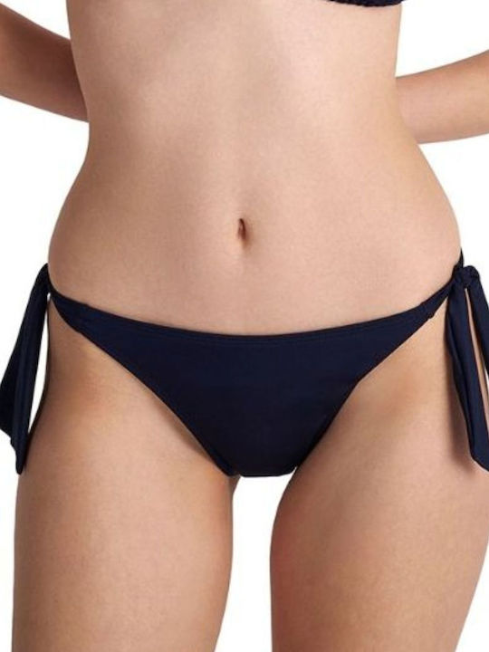 Blu4u Bikini Inferioare cu Dantelă Albastru Închis