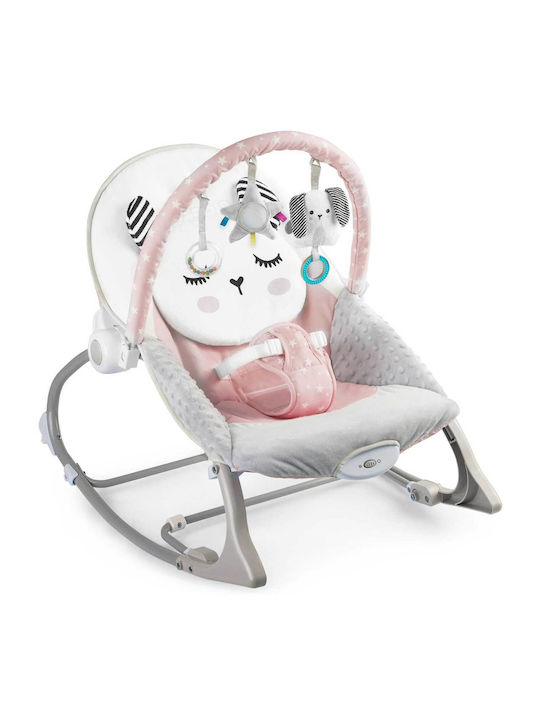 Electric Relax pentru Bebeluși Kitty Sleep cu Vibrații Roz pentru Copil până la 18kg