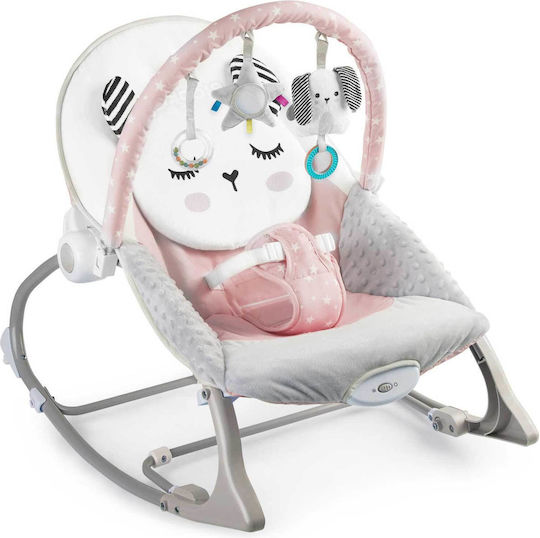Electric Relax pentru Bebeluși Kitty Sleep cu Vibrații Roz pentru Copil până la 18kg