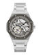 Kenneth Cole Stainless Men's Watch 42mm Automatic With Silver Metal Bracelet