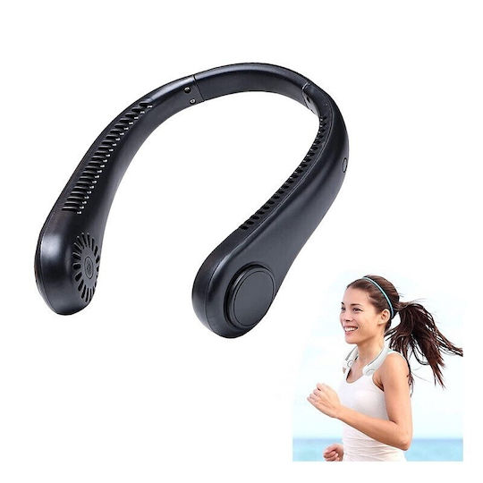 X9 Vaneless Hanging Neck Ανεμιστηράκι Λαιμού Μαύρο