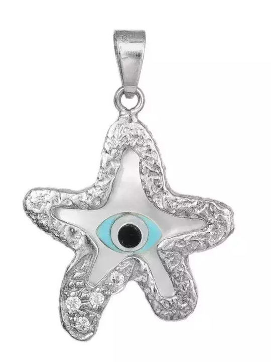 Kids Pendant White Gold 14K