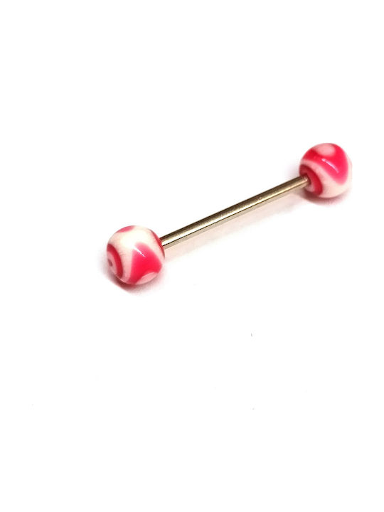 Amalfi Accessories Zungenpiercing Bar aus Stahl