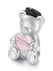 Daskalakis Animal Charm in Silver Fuchsia