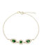 Daskalakis Women's Bracelet Rosette made of Gold 14K with Zircon