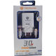 Technovo Charger with USB-A Port and USB-C Port and Cable USB-C - USB-C 30W Whites (TN-F043)