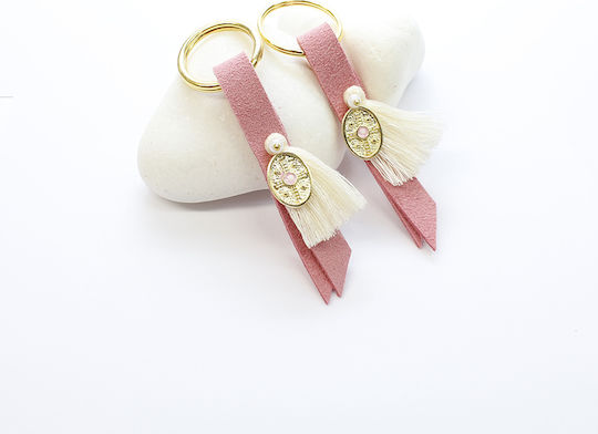Daskalakis Christening Charm Keychain Pink 125 Pieces