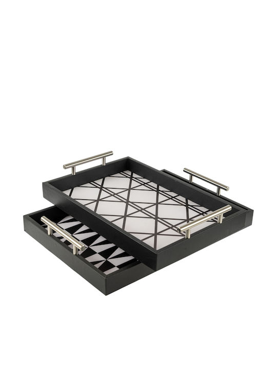 Zen Collection Wooden Rectangular Decorative Tr...