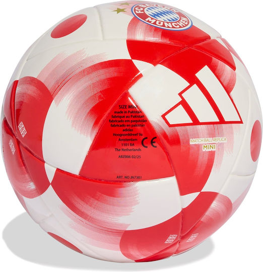 adidas Fc Bayern Mini Soccer Ball Red