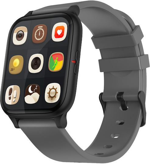MostWanted FiT Aluminiu Smartwatch (Gri)