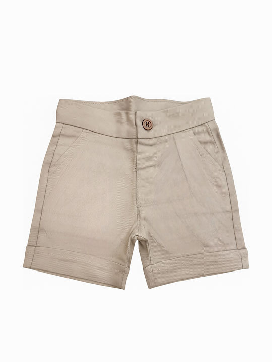 Kinder-Shorts/Bermudas Stoff Beige