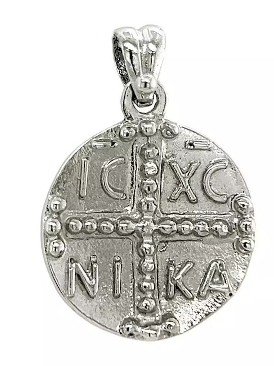 Xryseio Μενταγιόν Κωνσταντινάτο Λευκόχρυσο 14K Xryseio Μενταγιόν Κωνσταντινάτο Λευκόχρυσο 14K