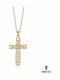 Ghetto Cross from Gold Plated Steel