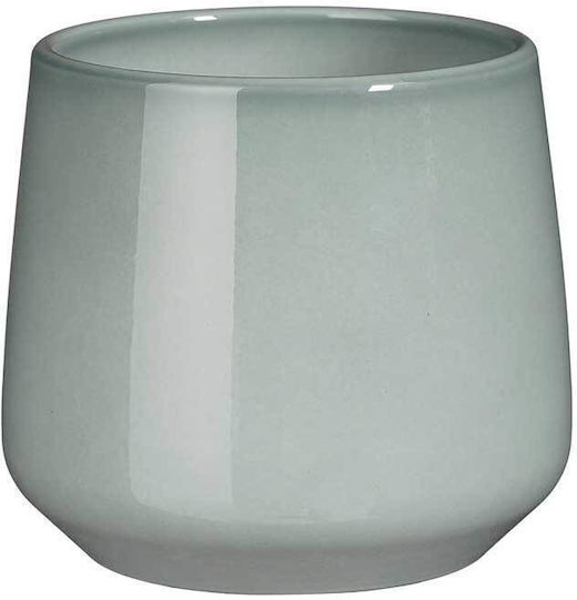 Mica Саксия Керамика Светло сиво 15x15x13см.
