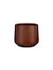 Mica Pot Ceramic Brown 16x16x15cm.