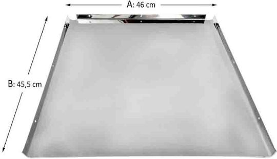 Stainless Steel Oven Bottom Panel 46 X 45.5 Cm