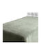 Silk Fashion Κουβέρτα Βελουτέ Μονή 160x220εκ. Πράσινο