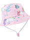 Queen Mother Παιδικό Καπέλο Bucket Υφασμάτινο Αντηλιακό Pink Unicorn Ροζ